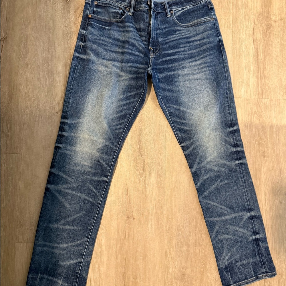 American Eagle Outfitters Dark Blue Straight Jeans